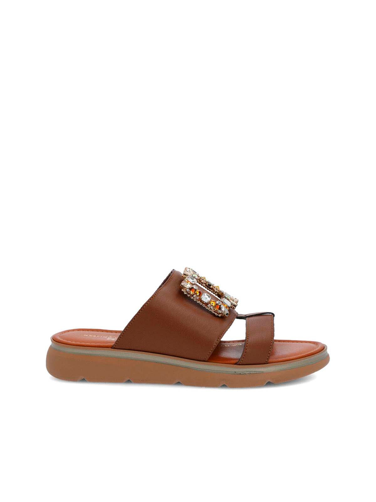Sandalia Cerutti Mujer Molara Café Hush Puppies