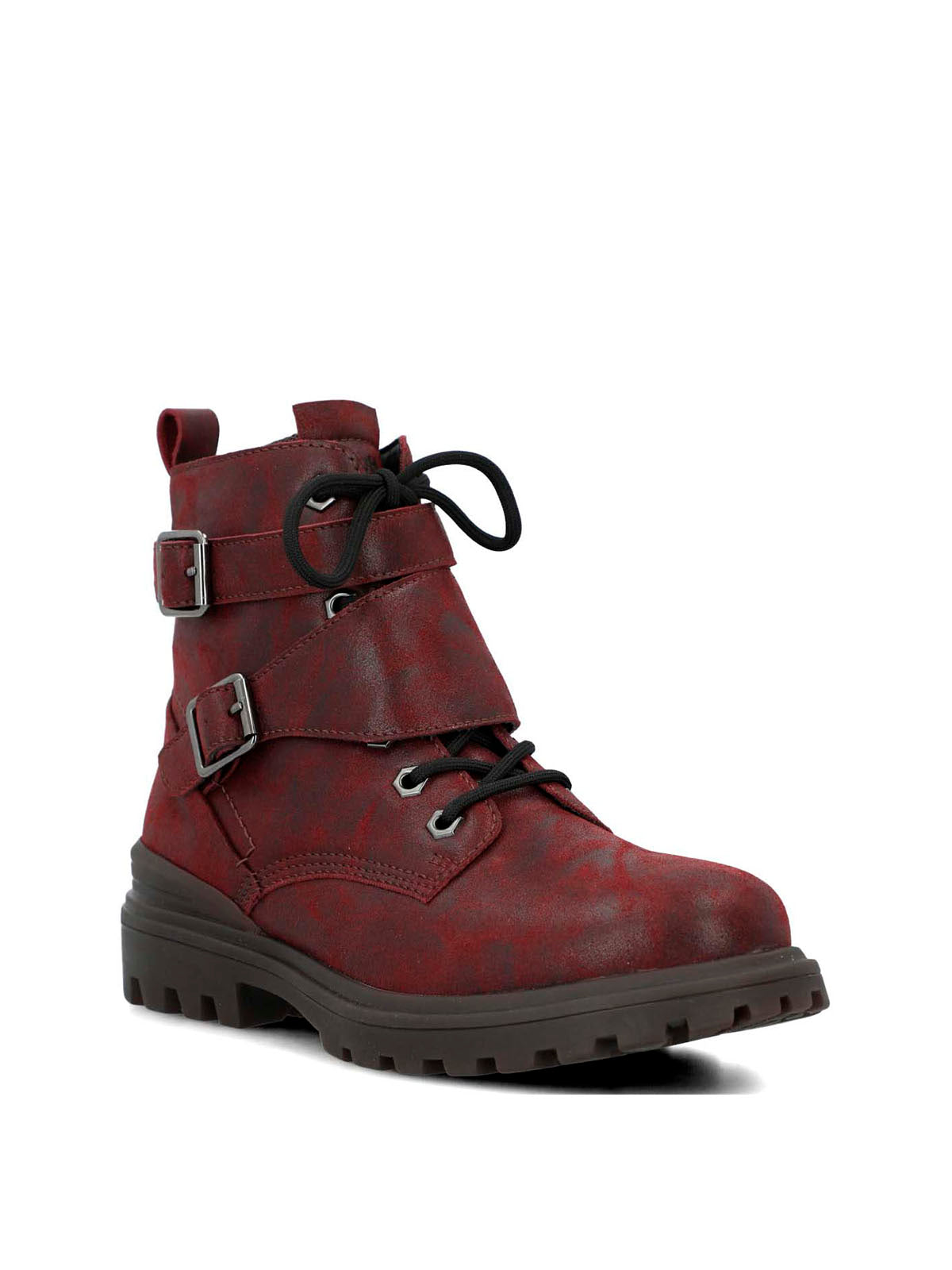 Botin Mujer Fundy Burdeo