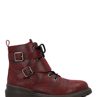 Botin Mujer Fundy Burdeo