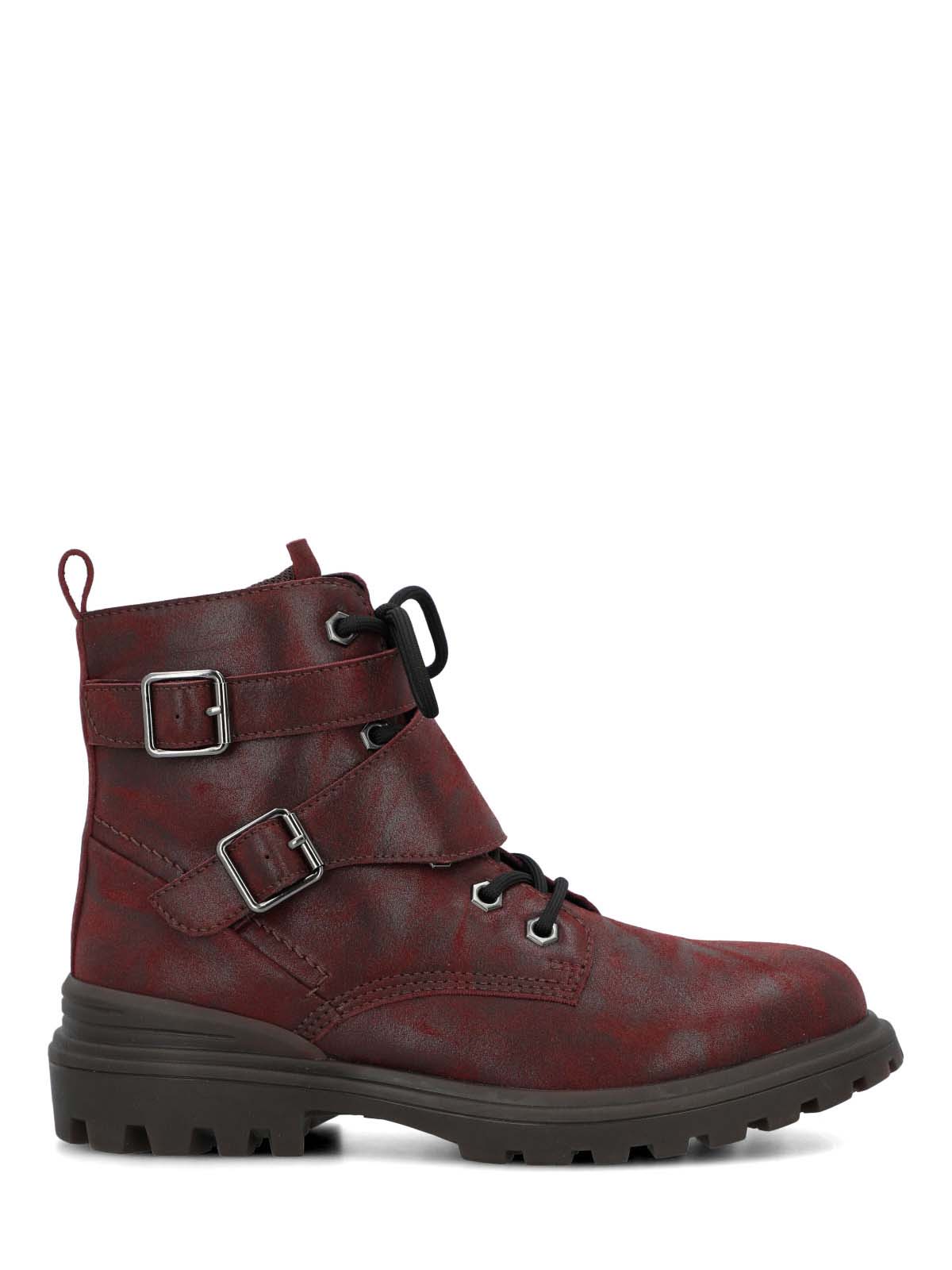 Botin Mujer Fundy Burdeo