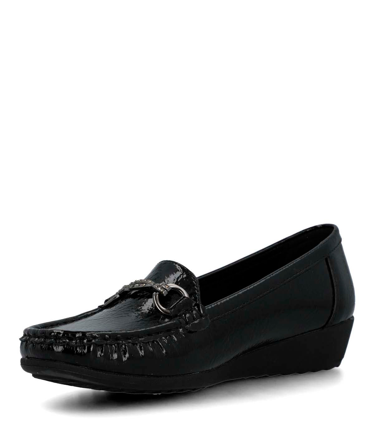 Mocasin Mujer Anastasia Negro