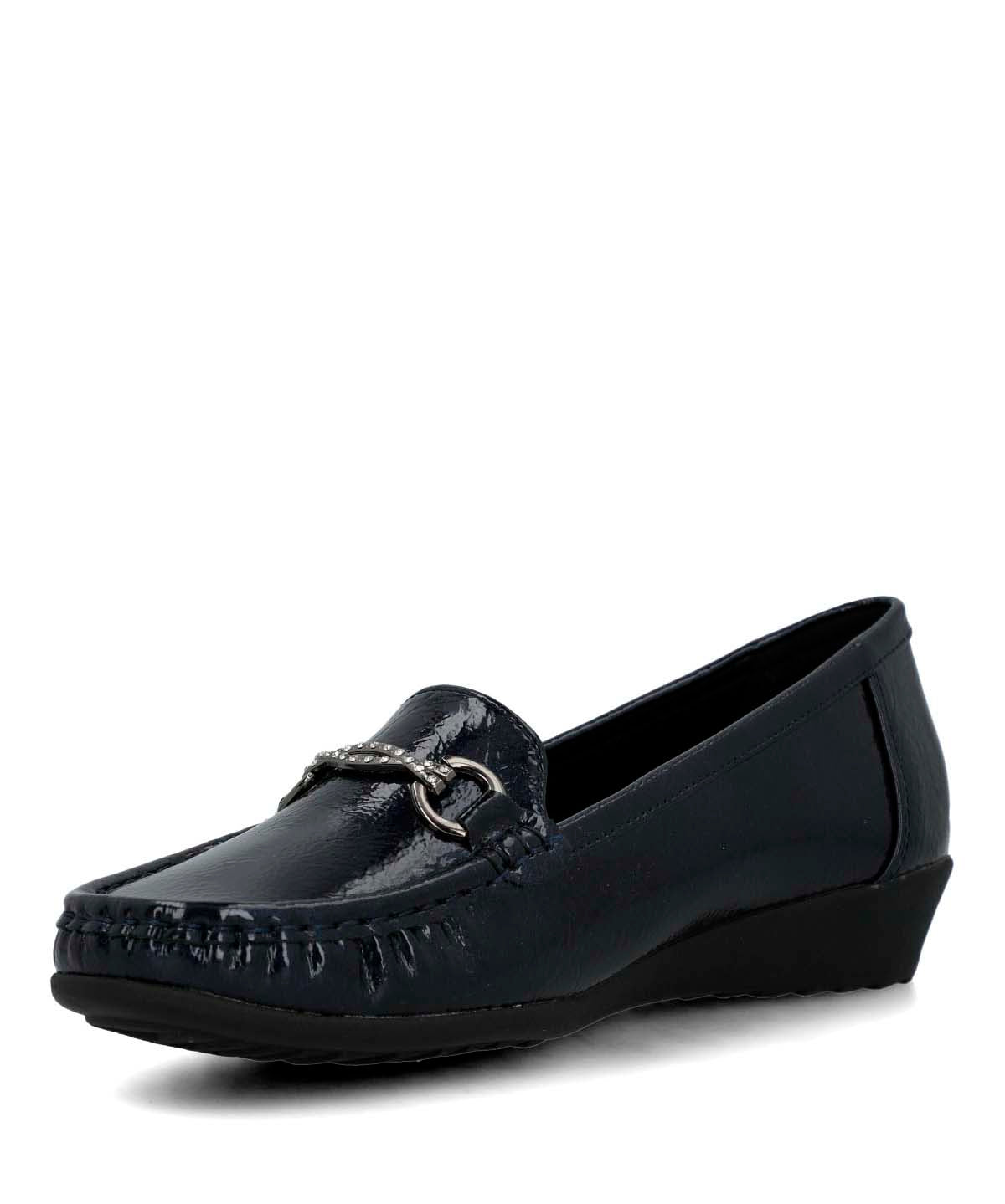 Mocasin Mujer Anastasia Azul