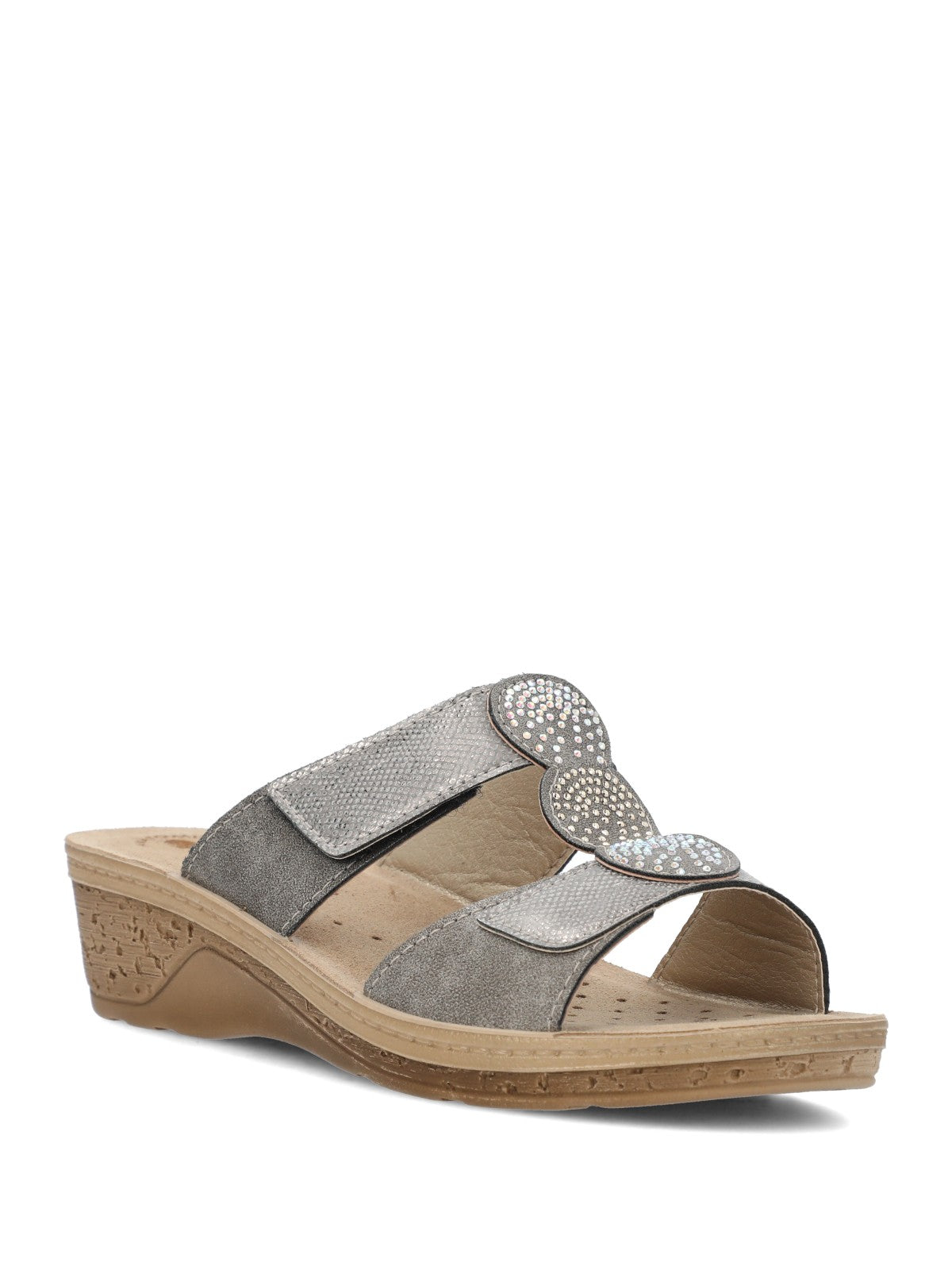 Sandalia Mujer Fluvia Gris