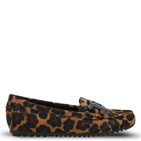 Mocasin Cuero Mujer Simona Animal Print Hush Puppies