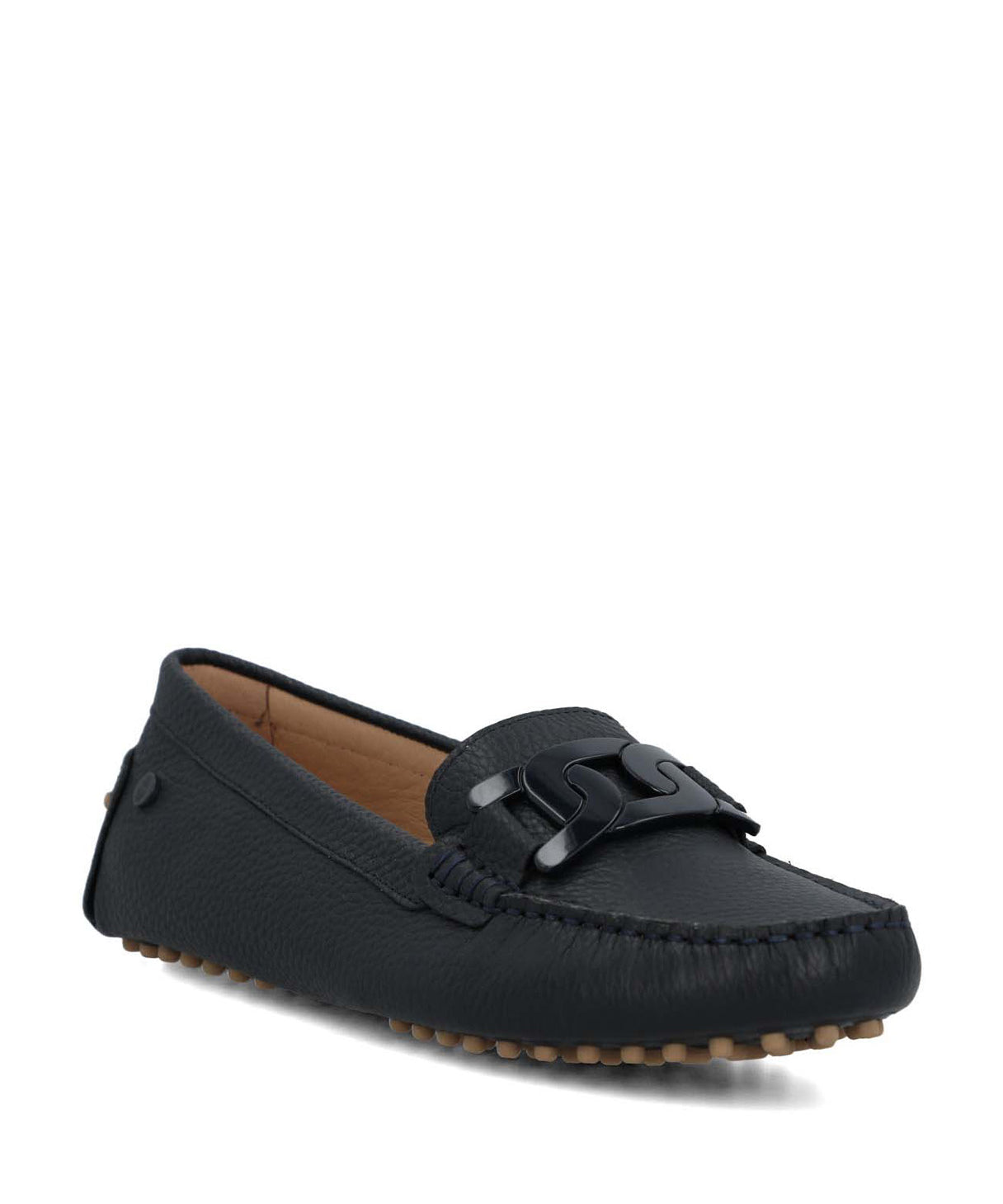 Mocasin Cuero Mujer Simona Azul-Hush Puppies Chile