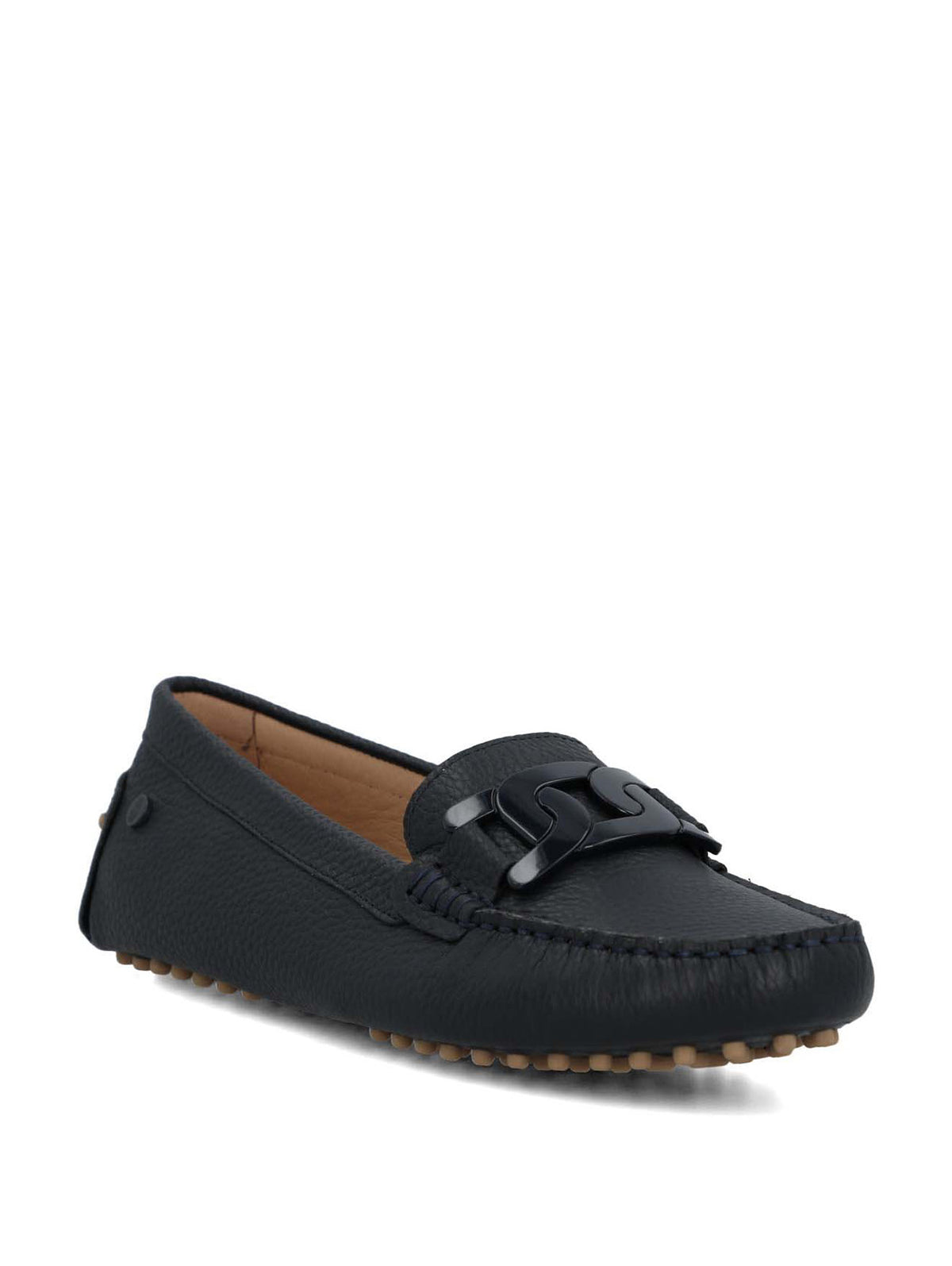 Mocasin Cuero Mujer Simona Azul-Hush Puppies Chile