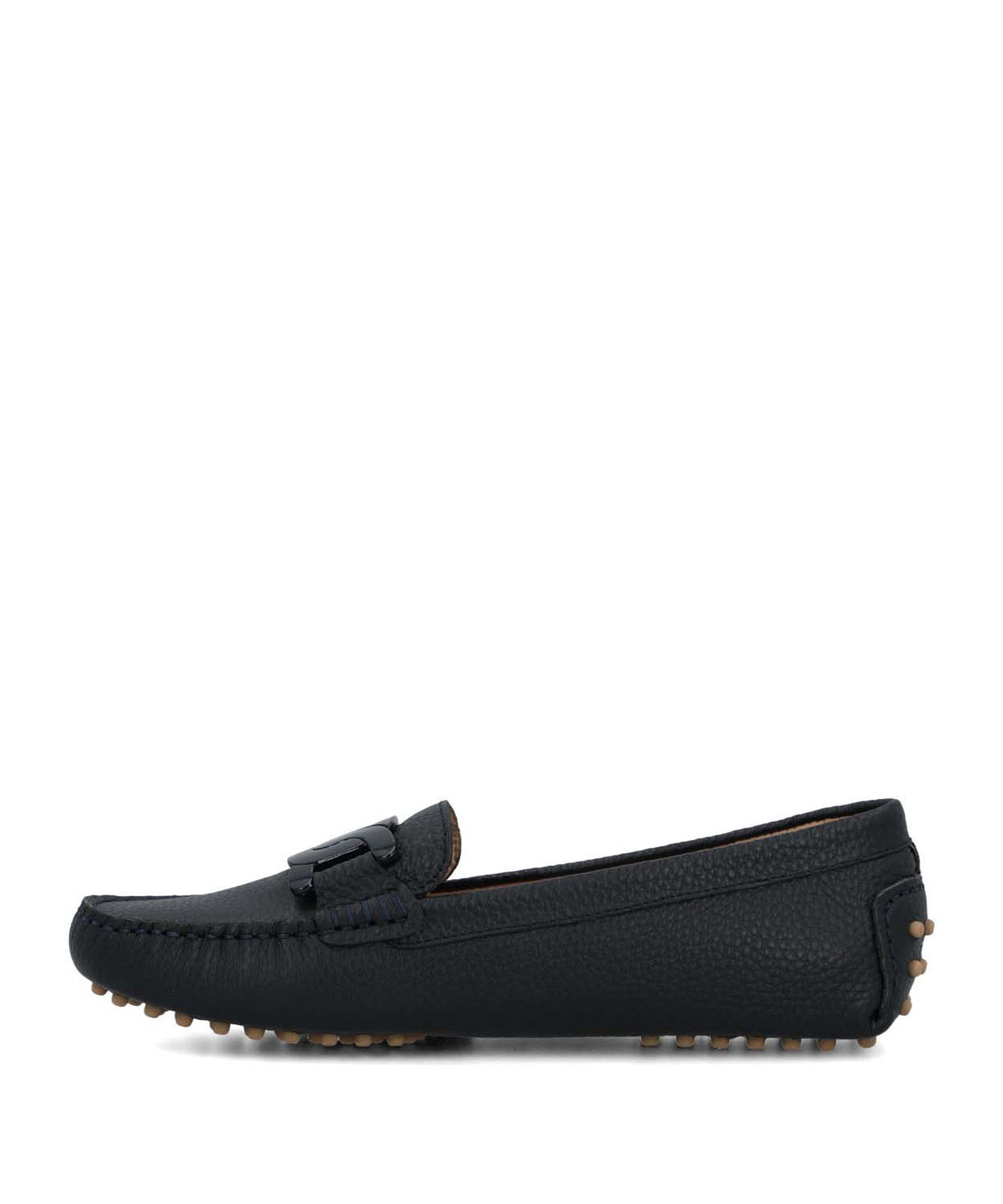 Mocasin Cuero Mujer Simona Azul-Hush Puppies Chile