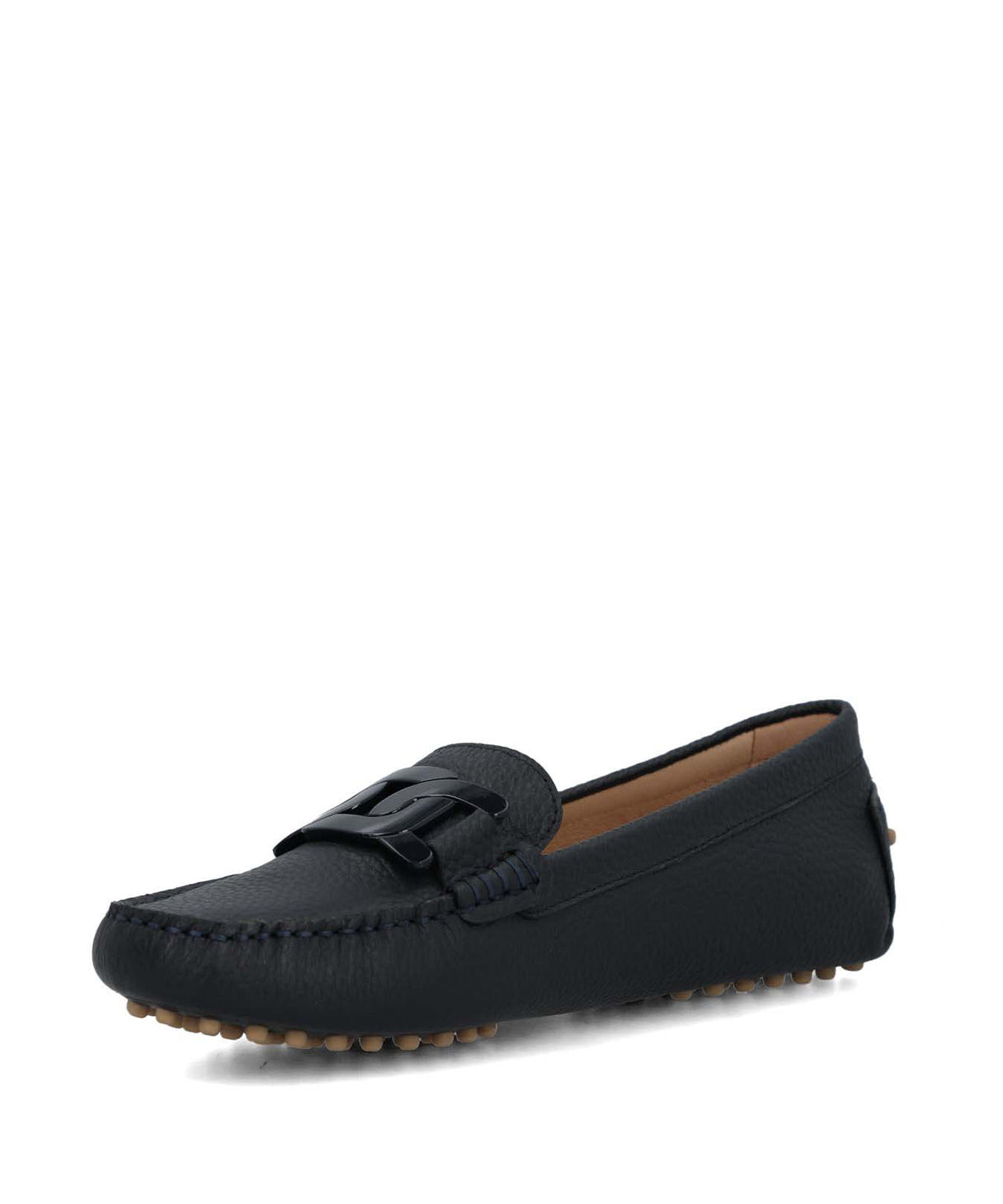 Mocasin Cuero Mujer Simona Azul-Hush Puppies Chile