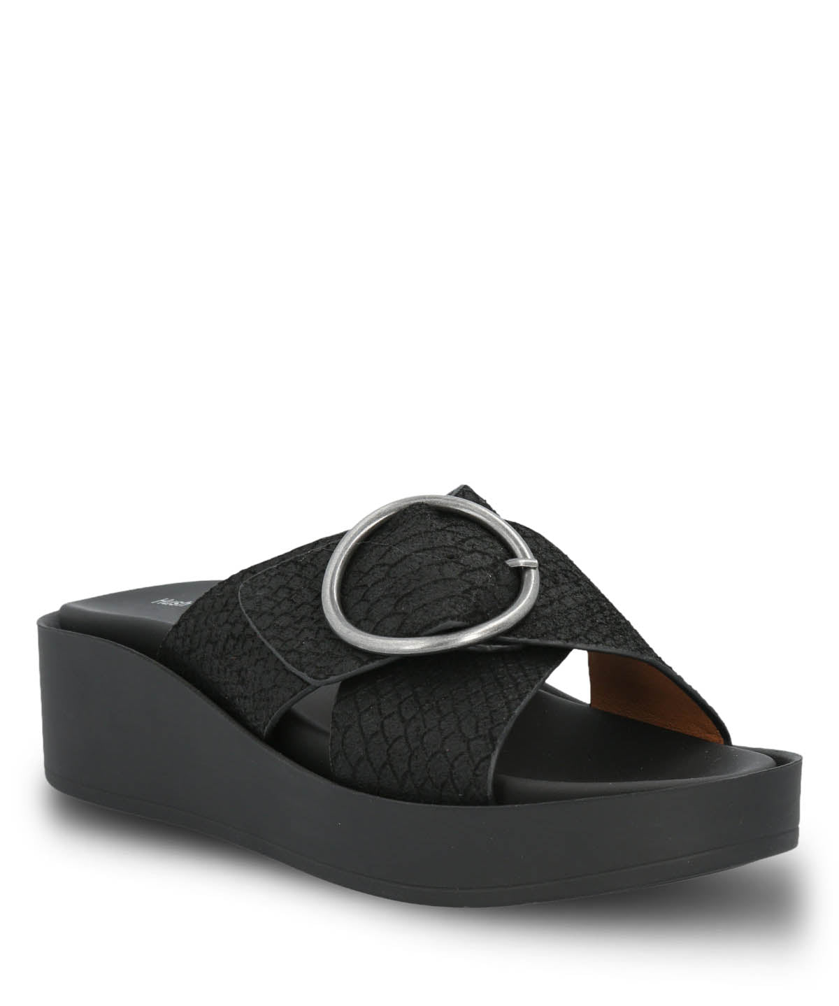 Sandalia Cuero Mujer Gise Negro