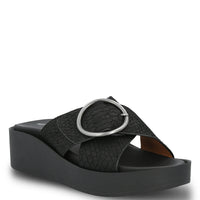 Sandalia Cuero Mujer Gise Negro