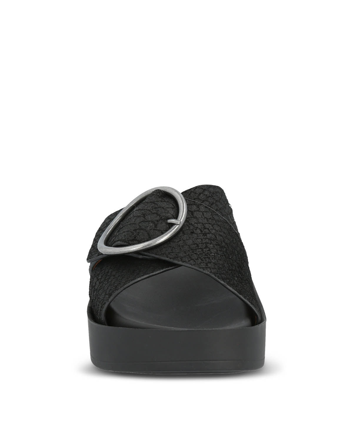 Sandalia Cuero Mujer Gise Negro