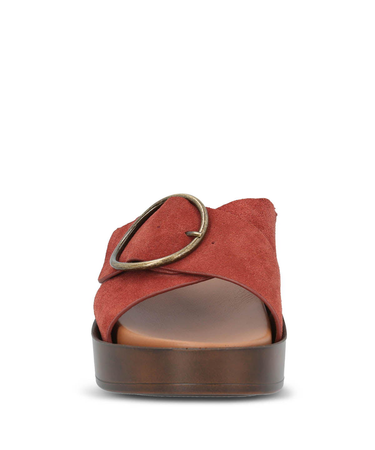 Sandalia Cuero Mujer Gise Terracota