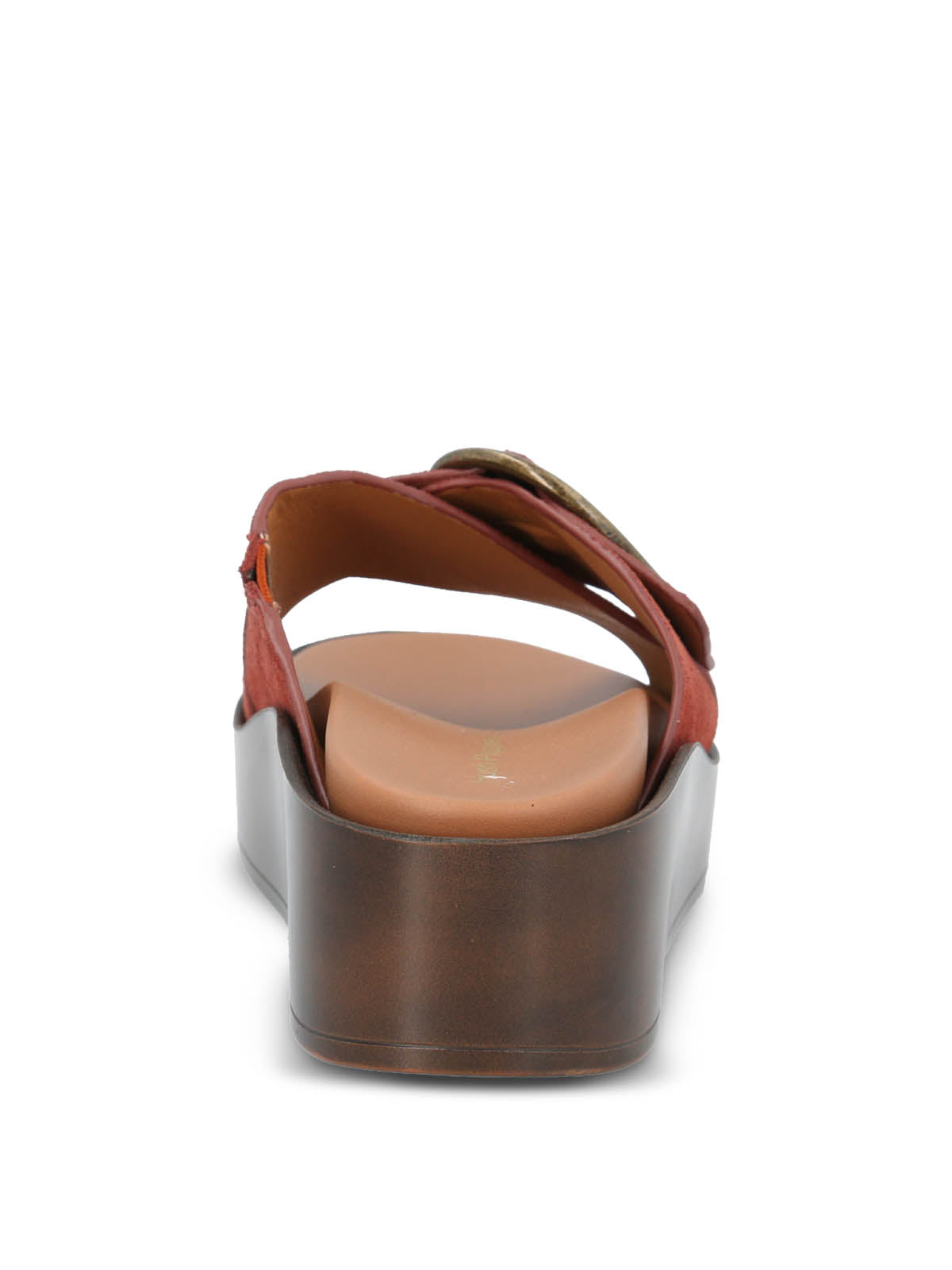 Sandalia Cuero Mujer Gise Terracota