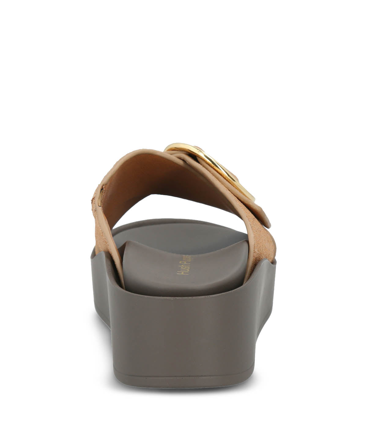 Sandalia Cuero Mujer Gise Dorado | Hush Puppies