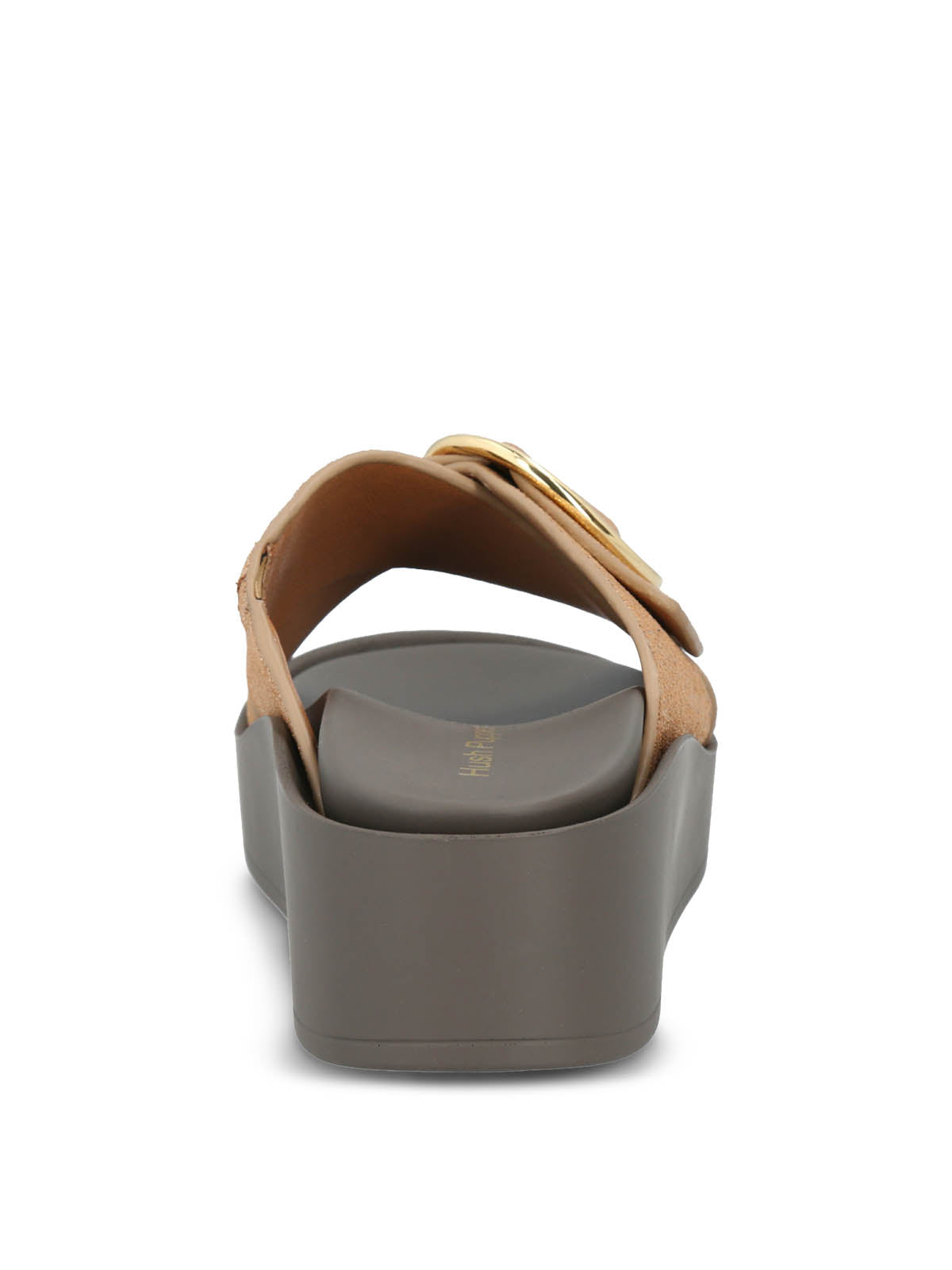 Sandalia Cuero Mujer Gise Dorado | Hush Puppies