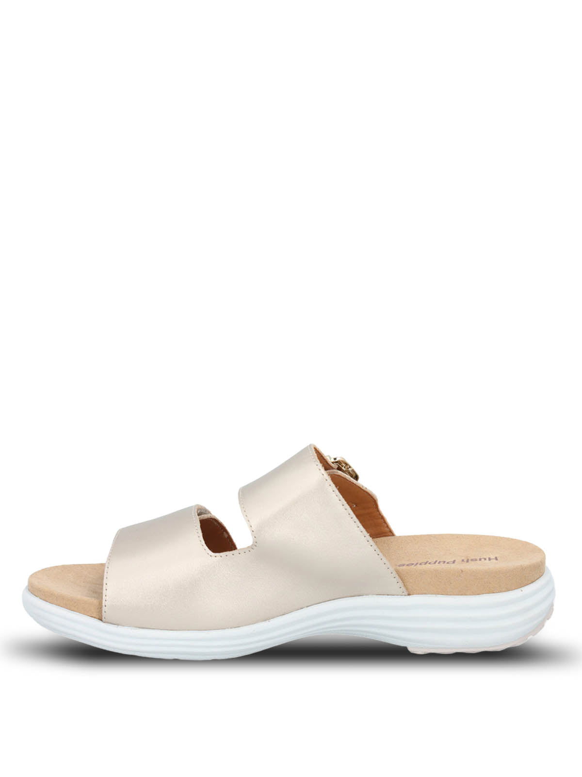 Sandalia Cuero Mujer Lorry Slide Dorado