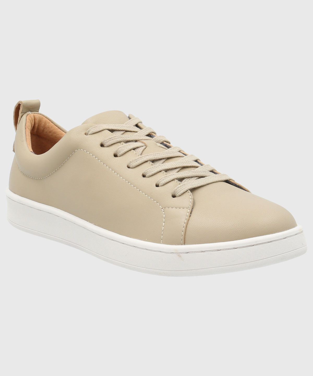 Zapatilla Cuero Mujer Tottem Beige-Hush Puppies Chile