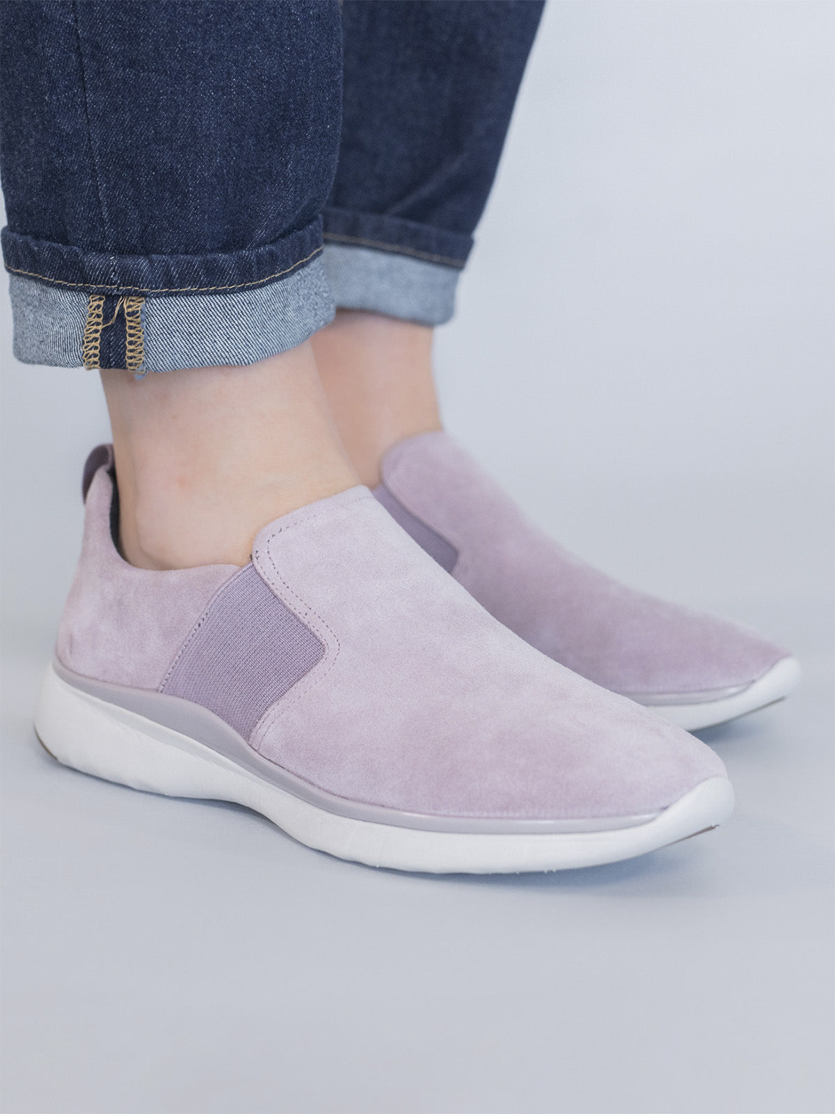 Zapatilla Cuero Mujer Sheer Rosado