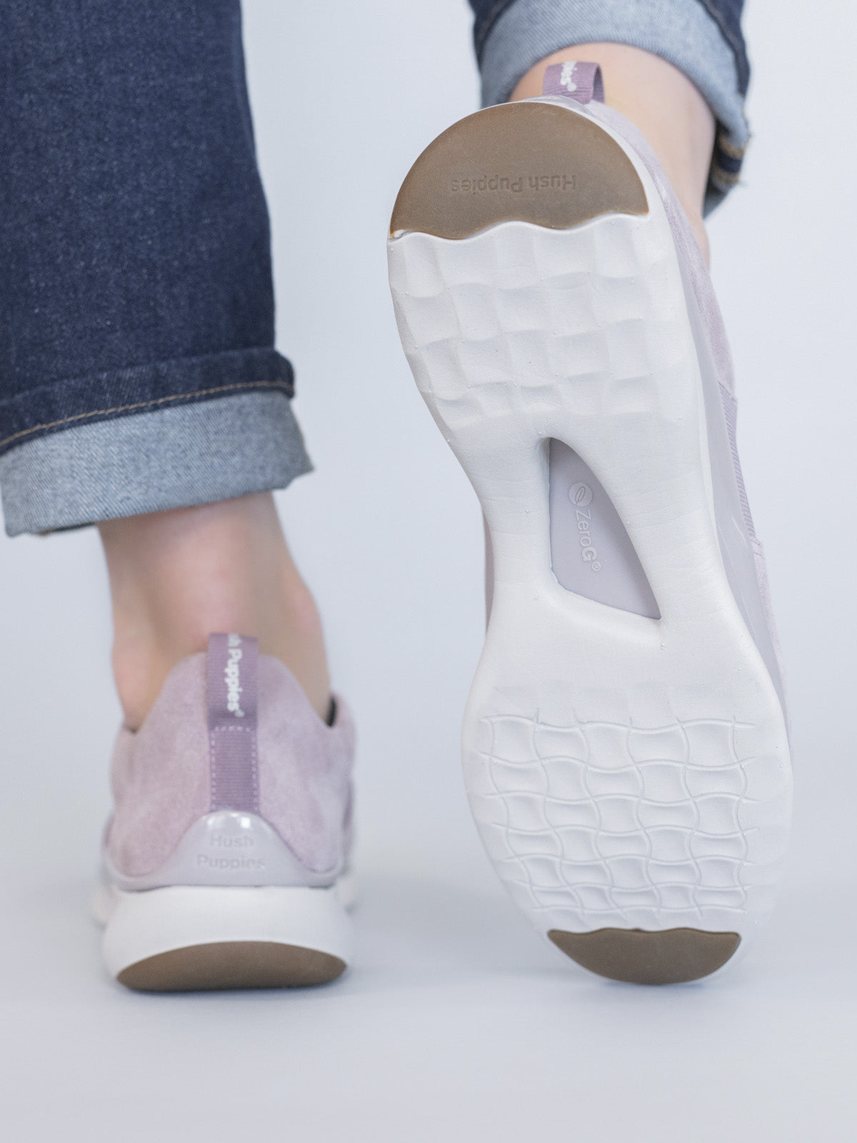 Zapatilla Cuero Mujer Sheer Rosado