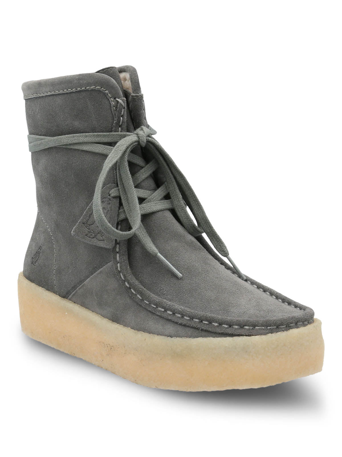 Bota Cuero Mujer Recife Gris