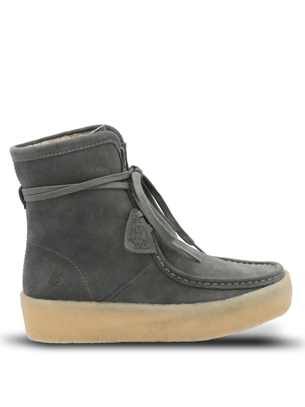 Bota Cuero Mujer Recife Gris