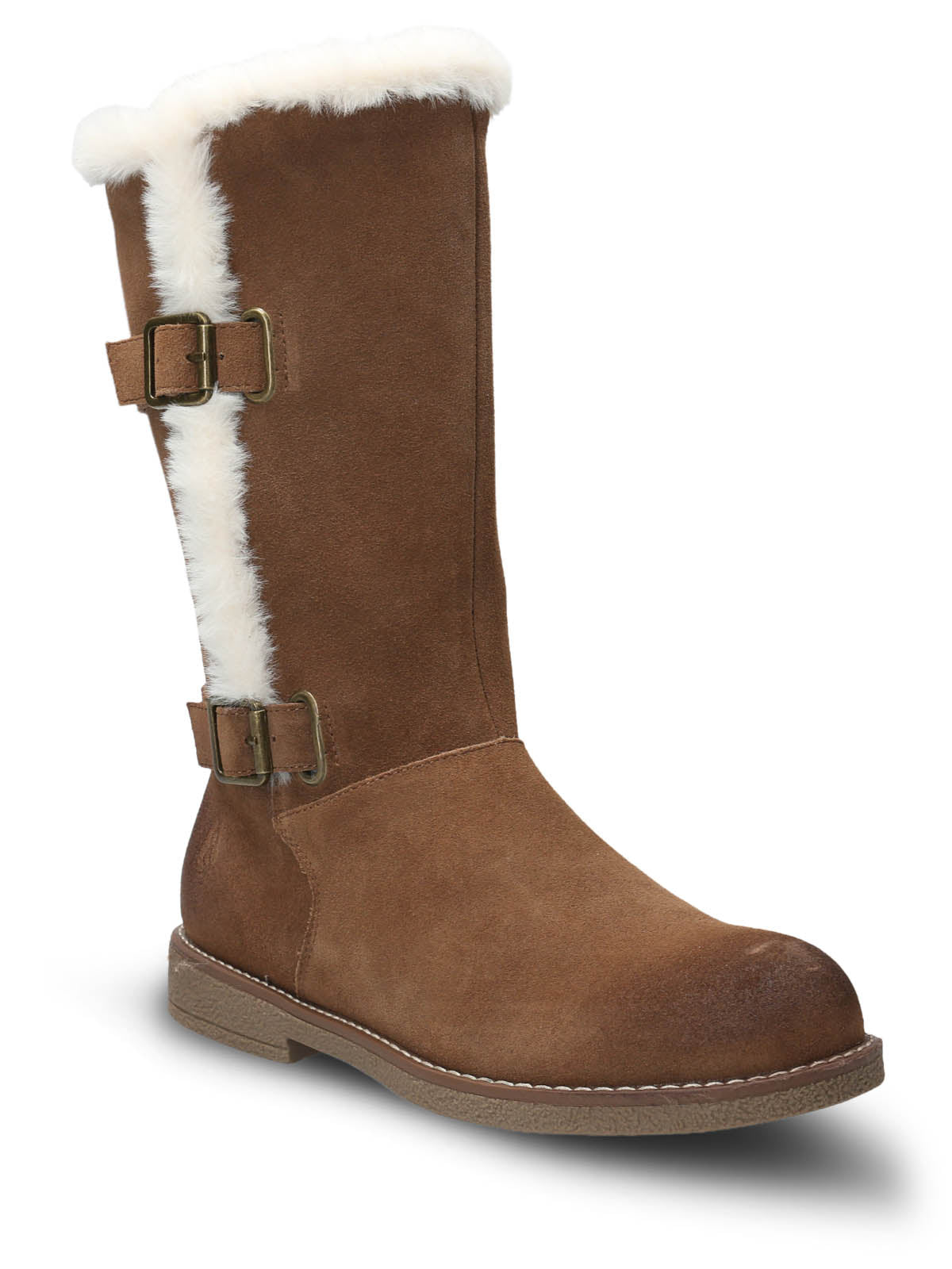Bota Cuero Mujer Astrid Café