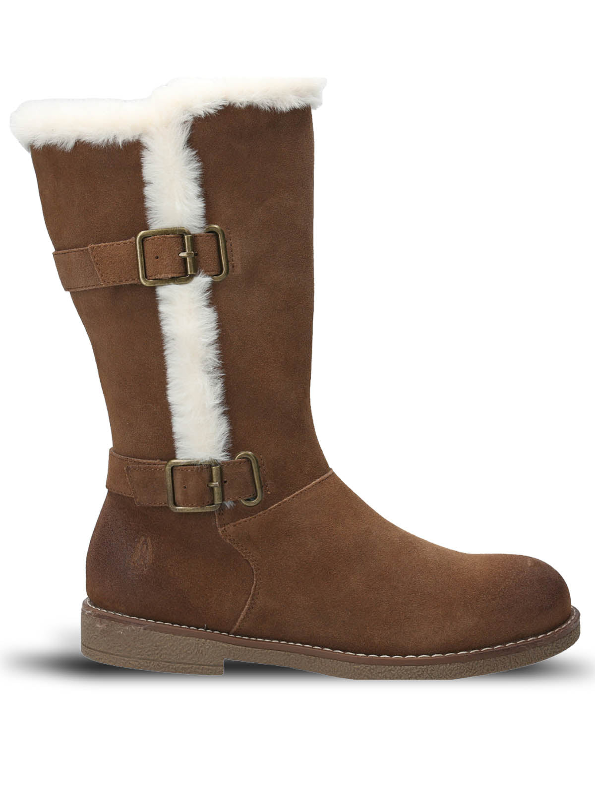 Bota Cuero Mujer Astrid Café | Hush Puppies