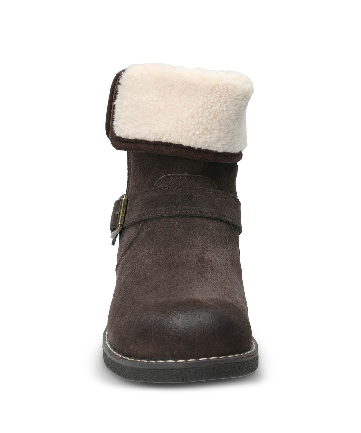 Botin Cuero Mujer Claire Café