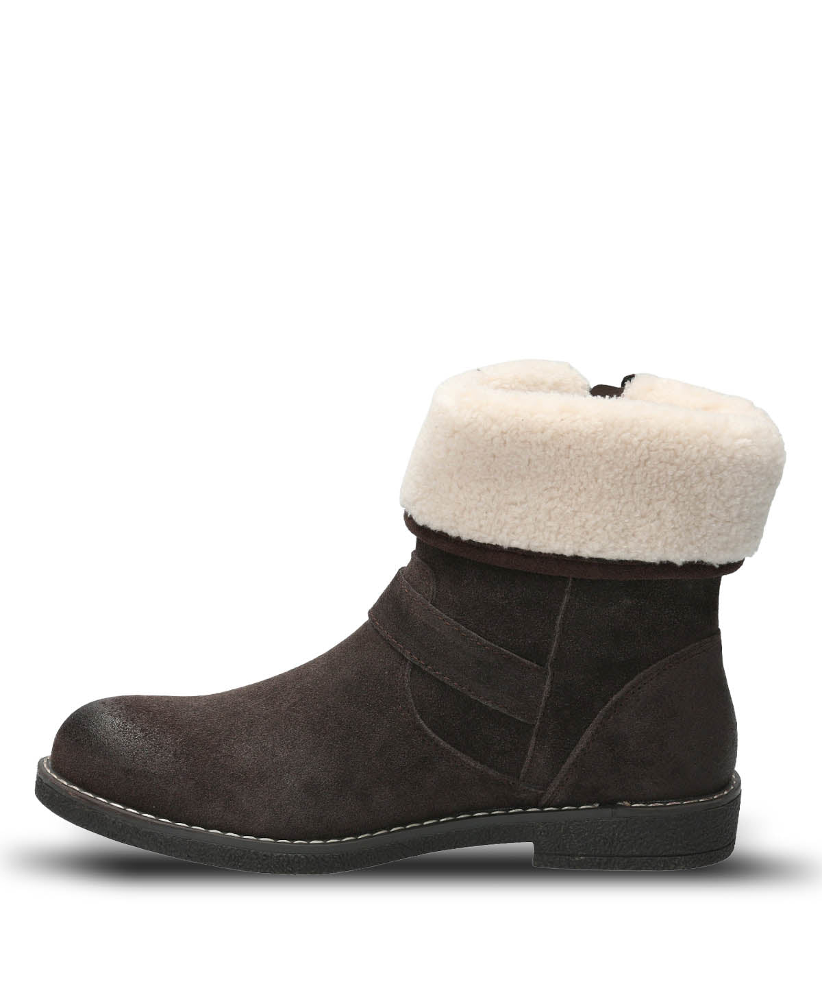 Botin Cuero Mujer Claire Café