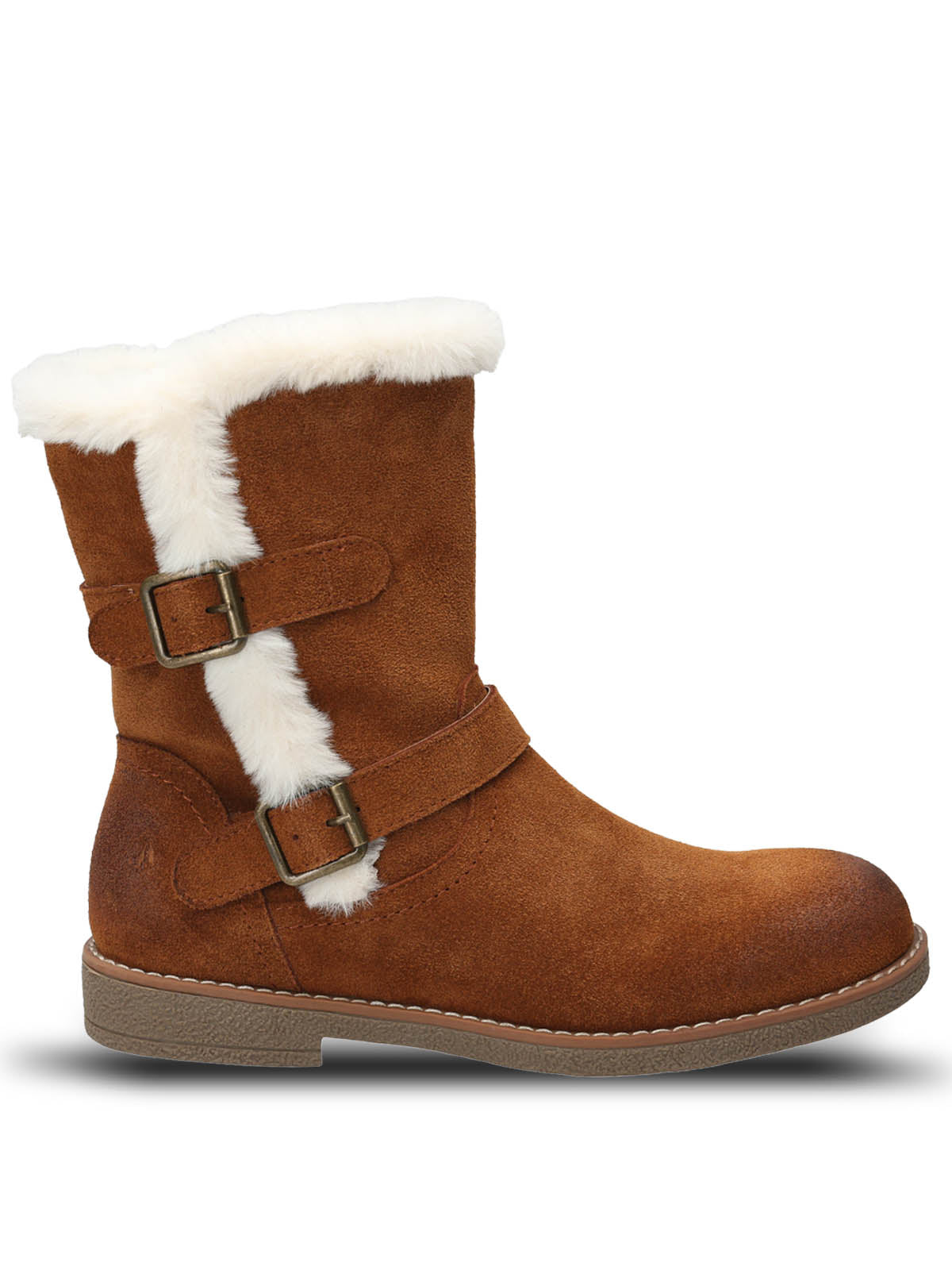 Botin Cuero Mujer Kiki Café