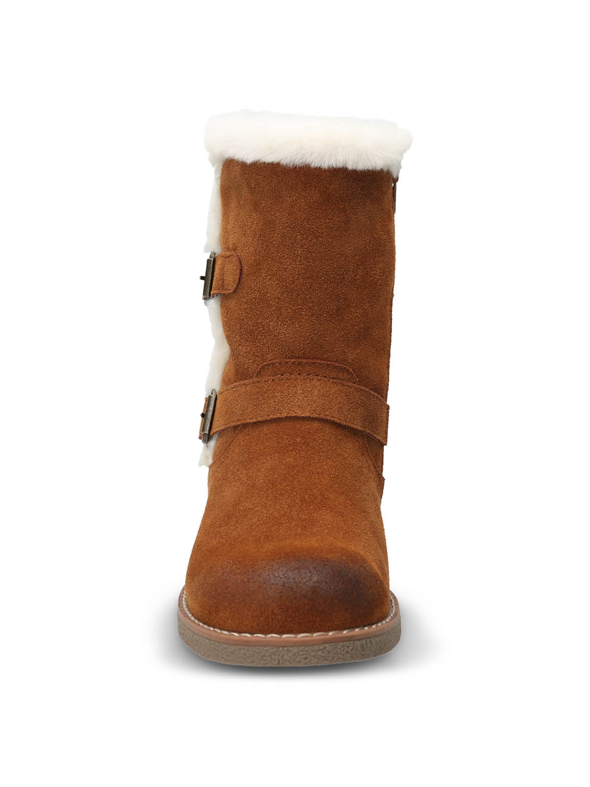 Botin Cuero Mujer Kiki Café