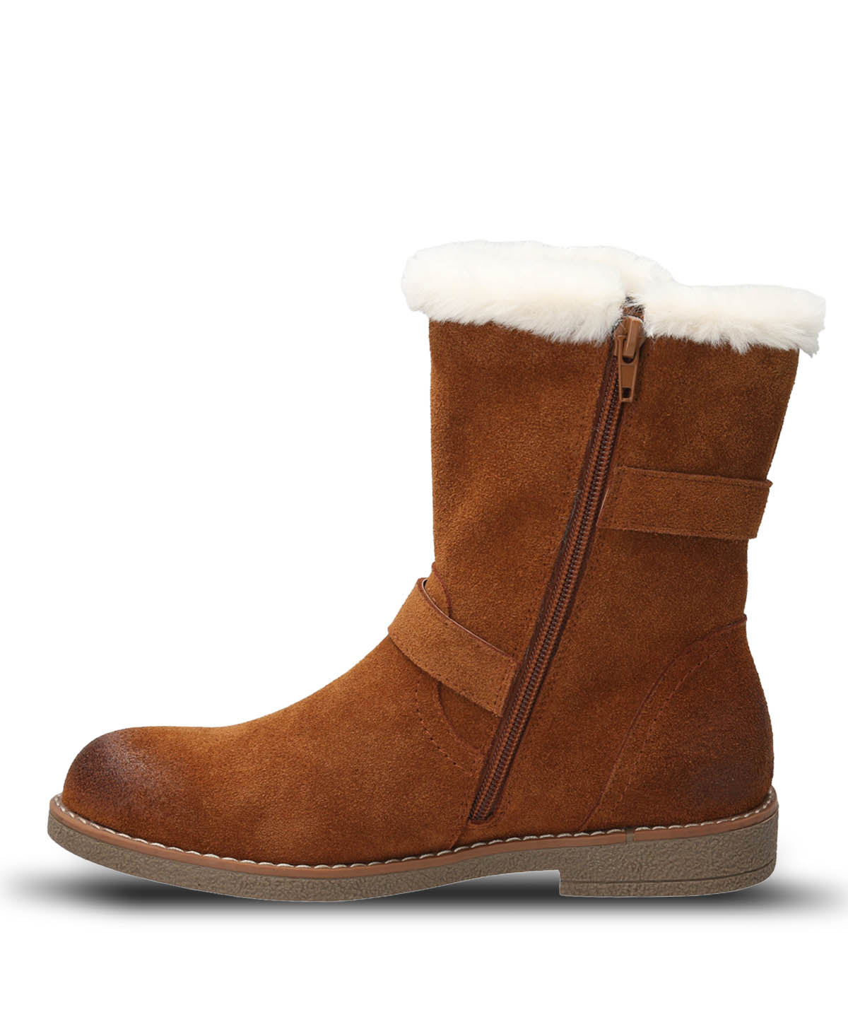 Botin Cuero Mujer Kiki Café