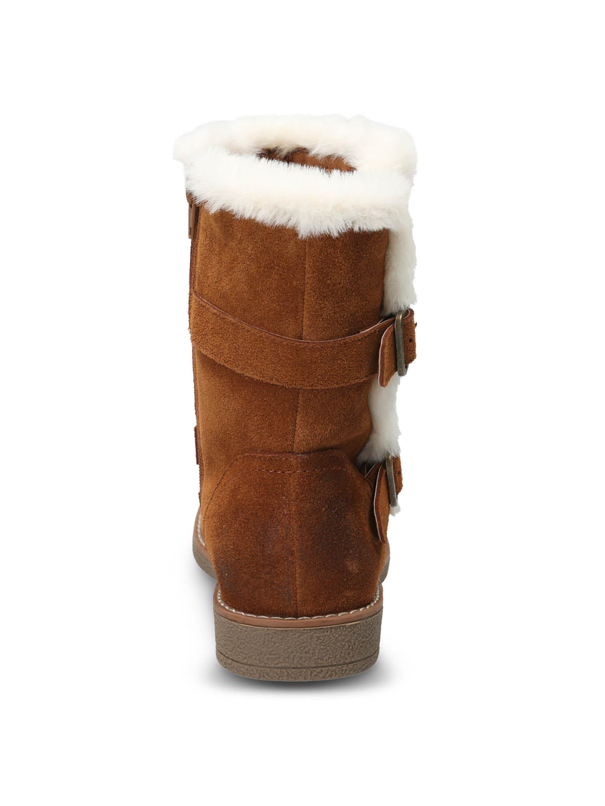 Botin Cuero Mujer Kiki Café