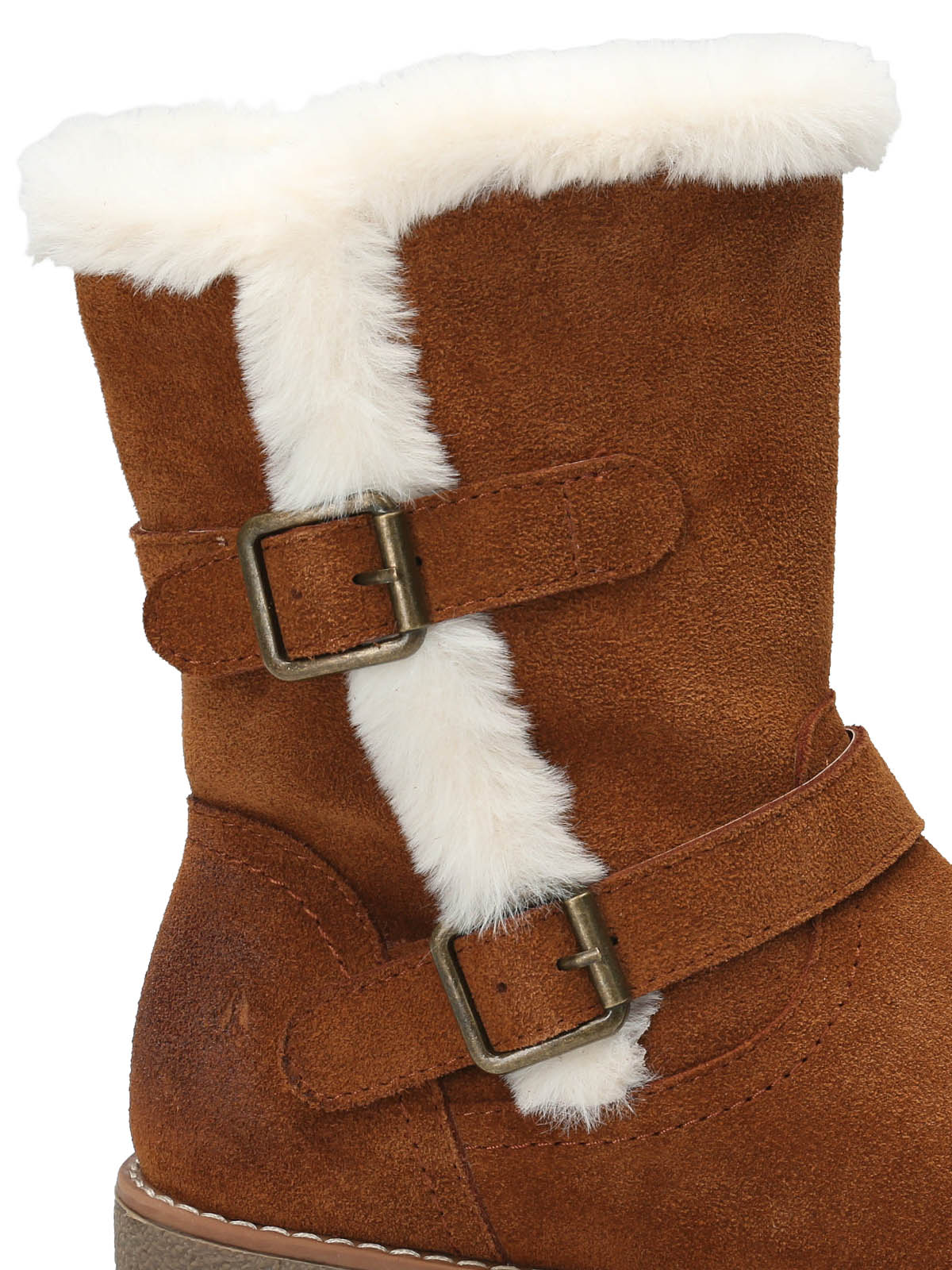 Botin Cuero Mujer Kiki Café