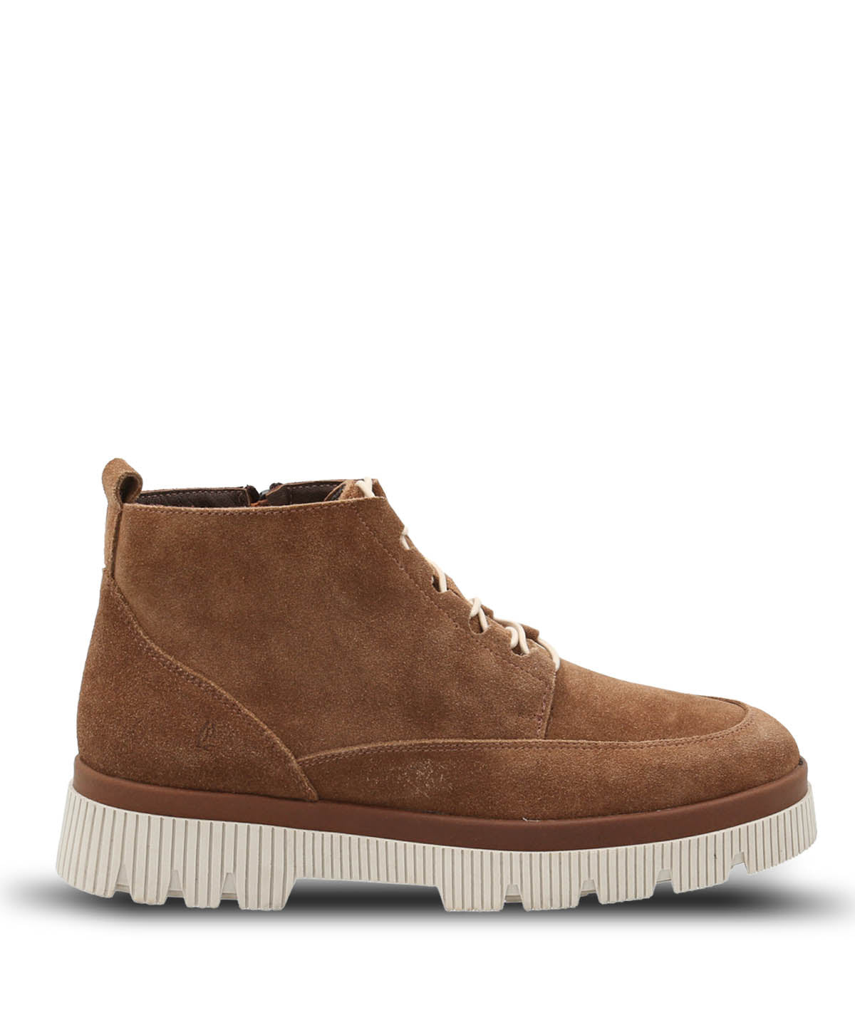 Botin Cuero Mujer Ruffen Café