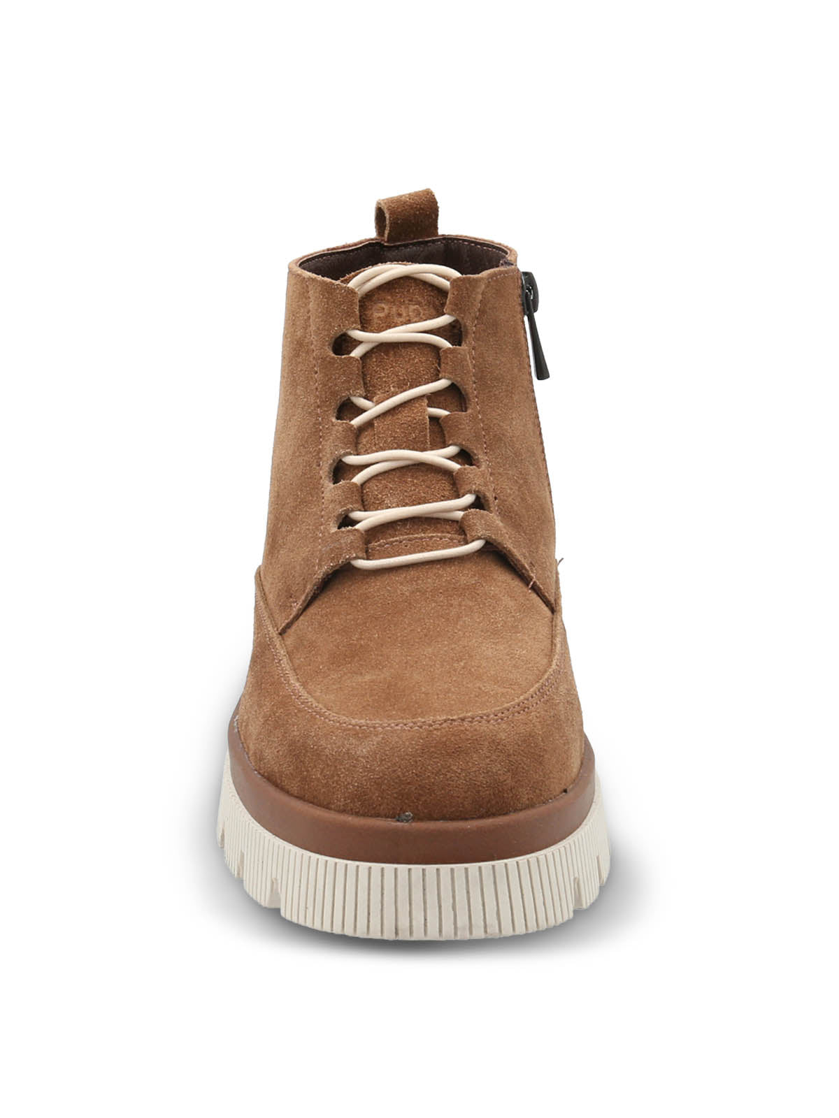 Botin Cuero Mujer Ruffen Café