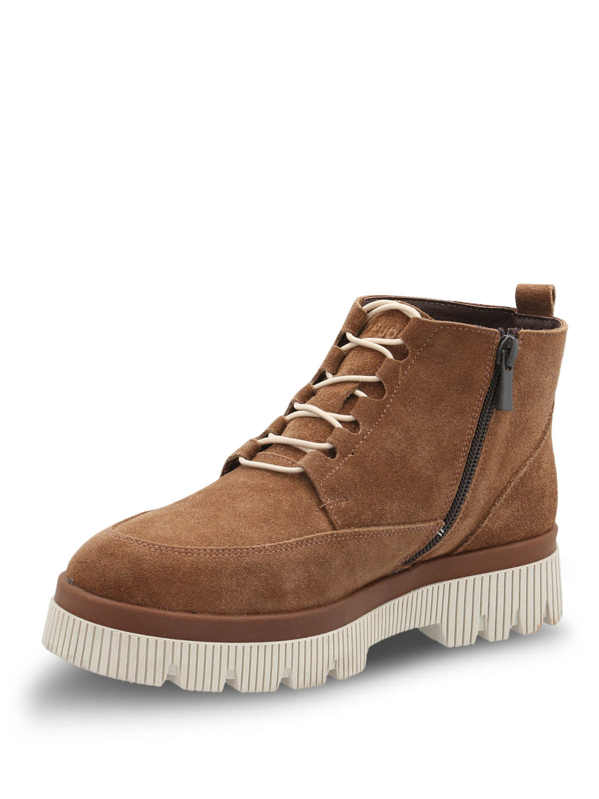 Botin Cuero Mujer Ruffen Café