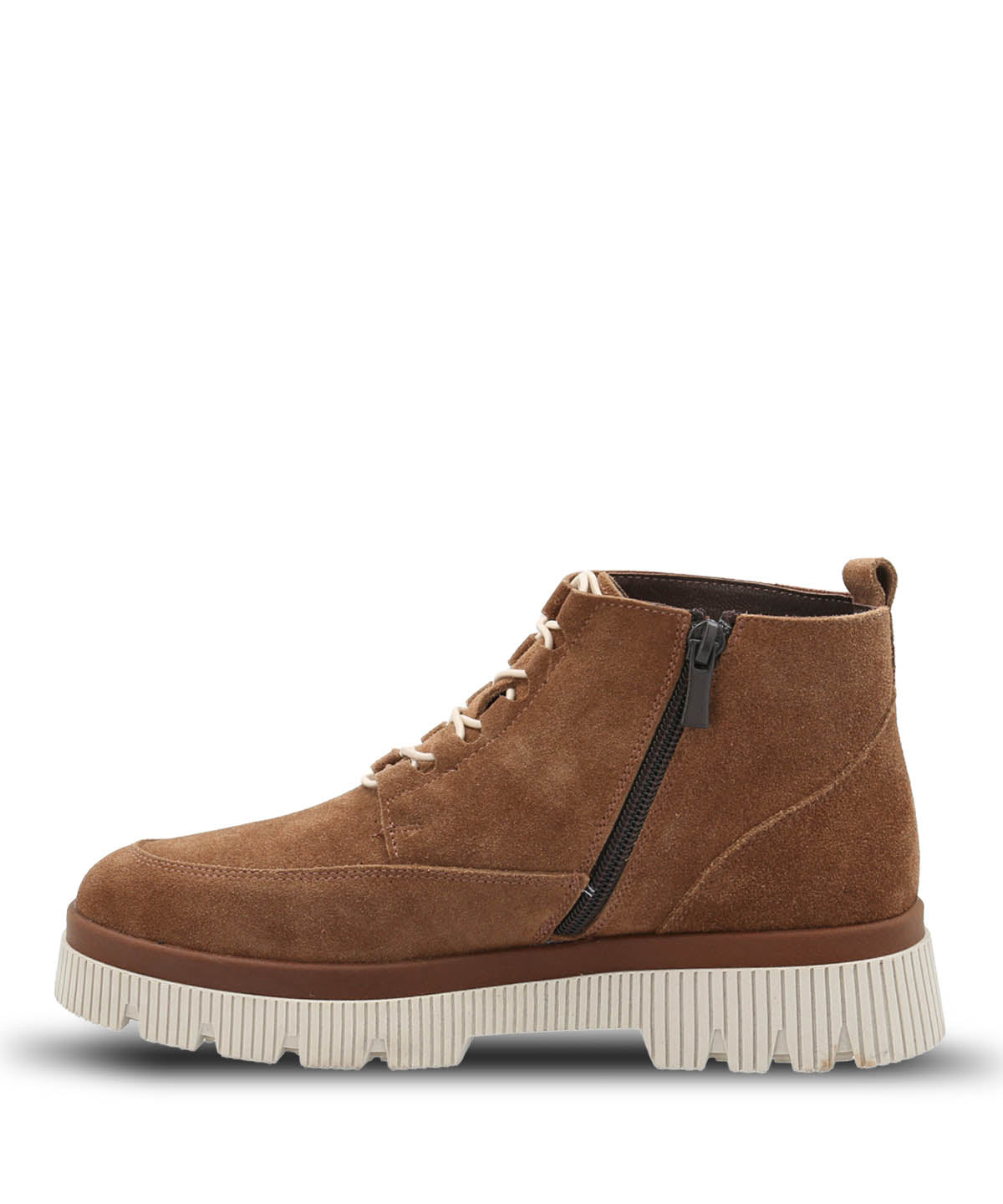 Botin Cuero Mujer Ruffen Café