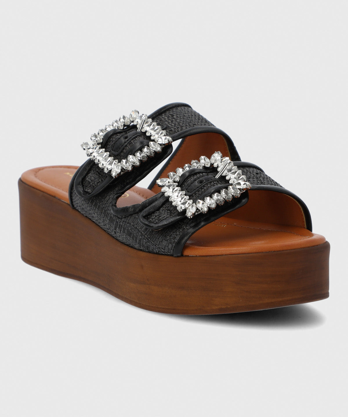 Sandalia Cerutti Mujer Mulini Negra Hush Puppies