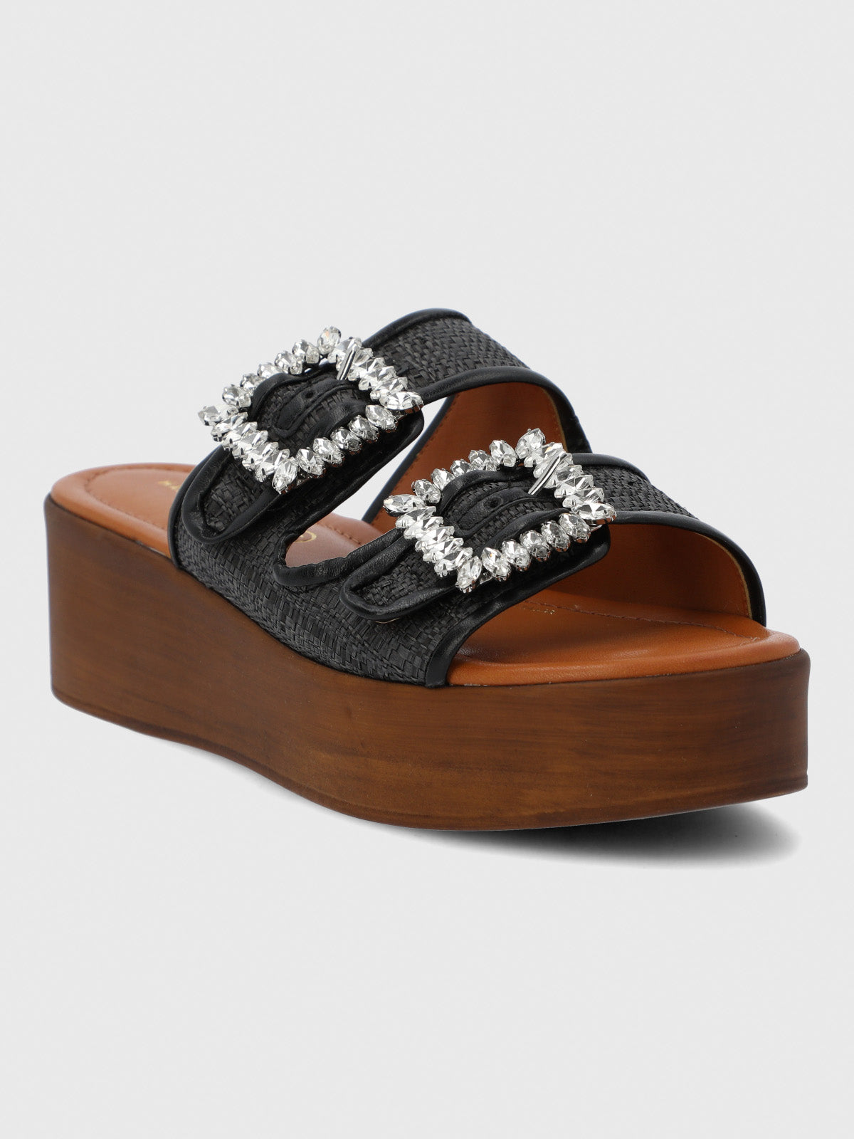 Sandalia Cerutti Mujer Mulini Negra Hush Puppies