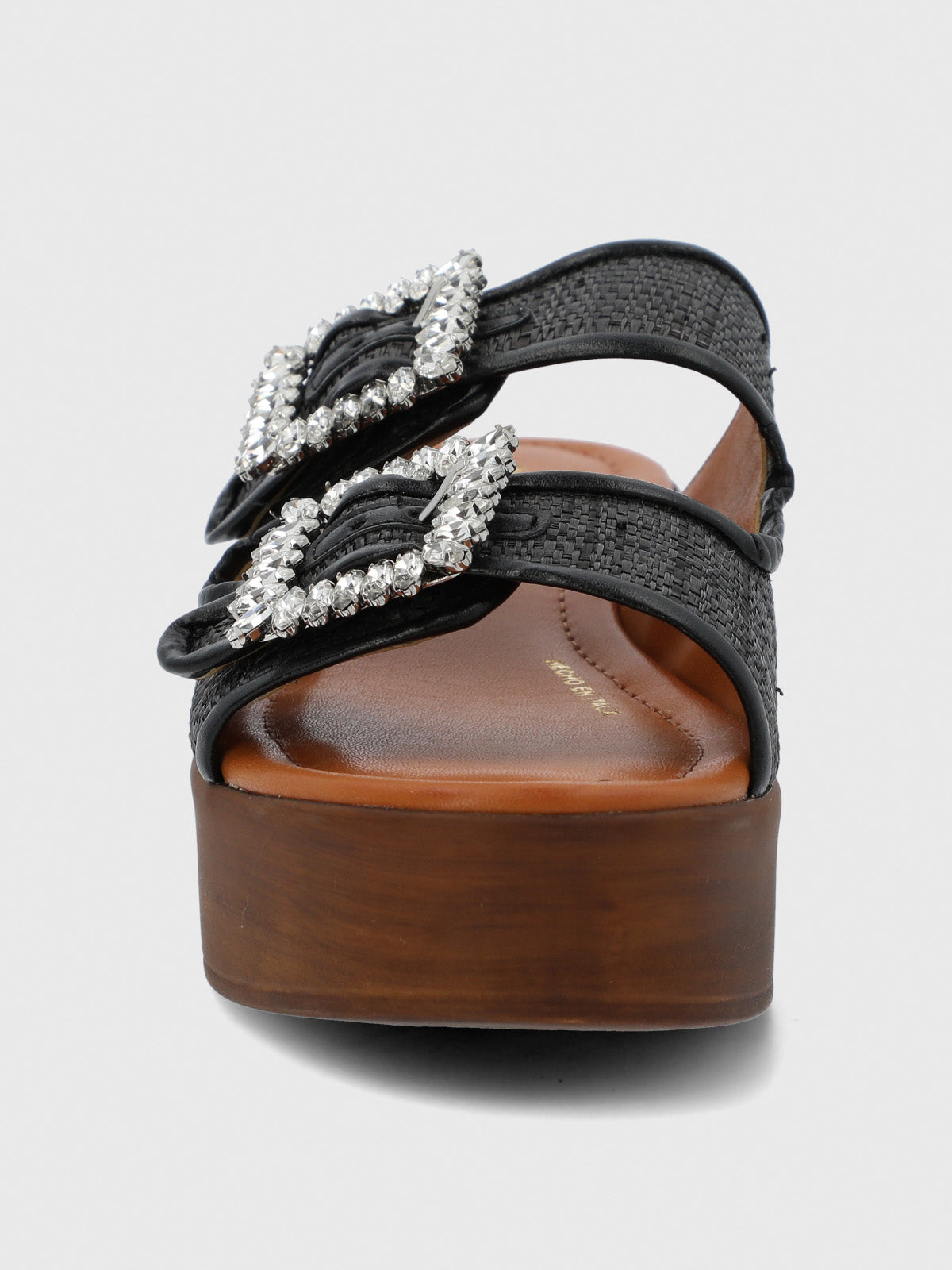 Sandalia Cerutti Mujer Mulini Negra Hush Puppies