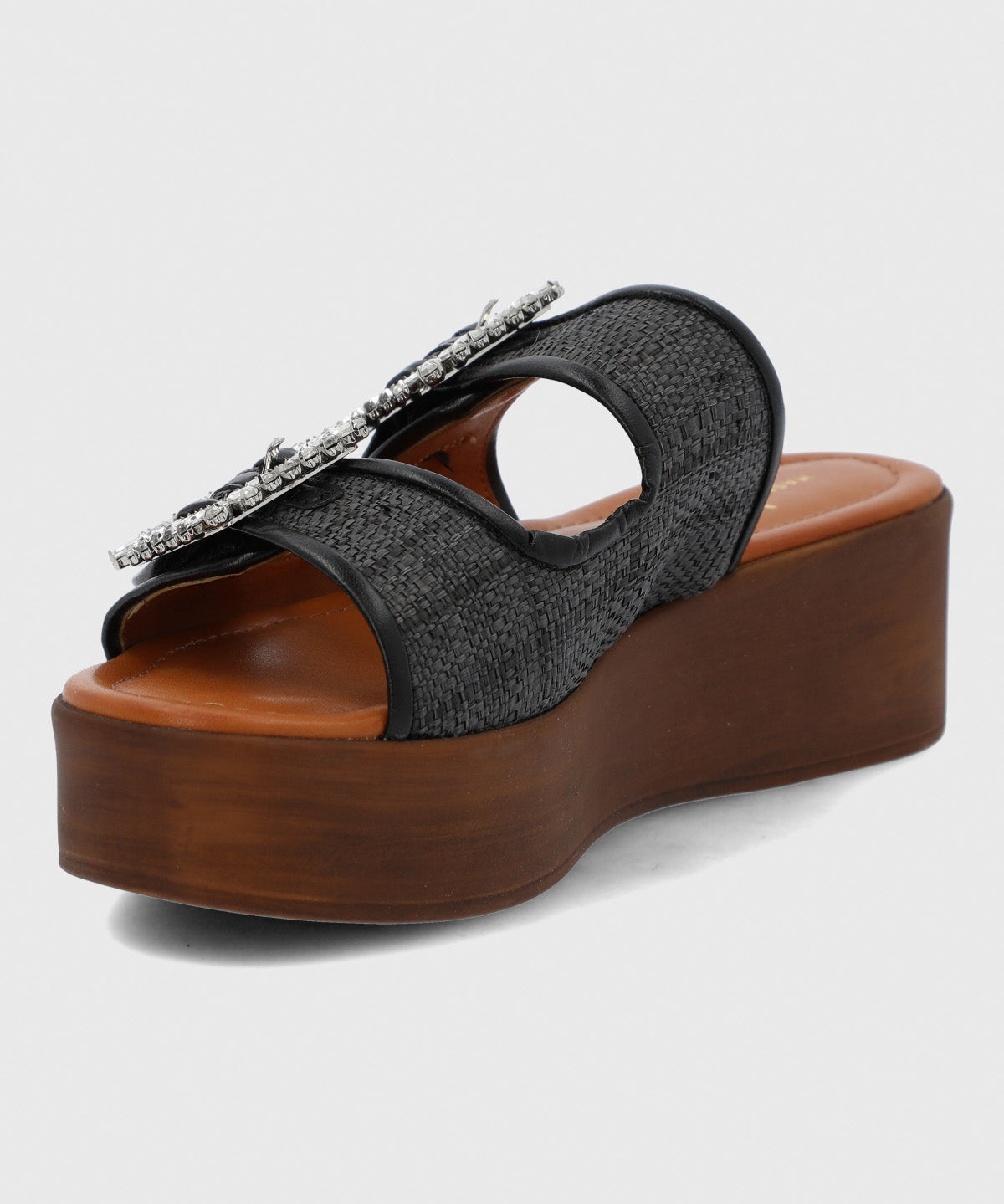 Sandalia Cerutti Mujer Mulini Negra Hush Puppies