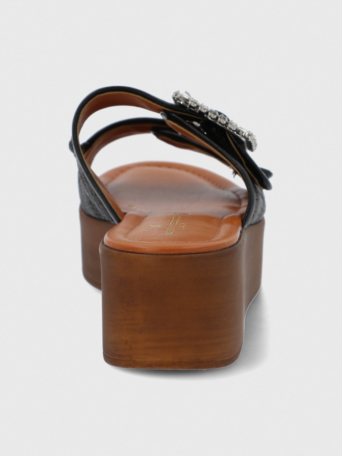 Sandalia Cerutti Mujer Mulini Negra Hush Puppies