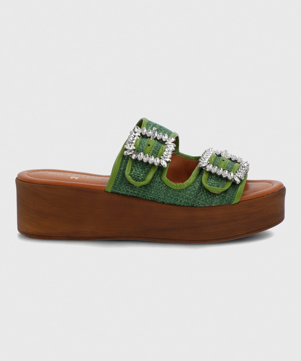 Sandalia Cerutti Mujer Mulini Verde Hush Puppies