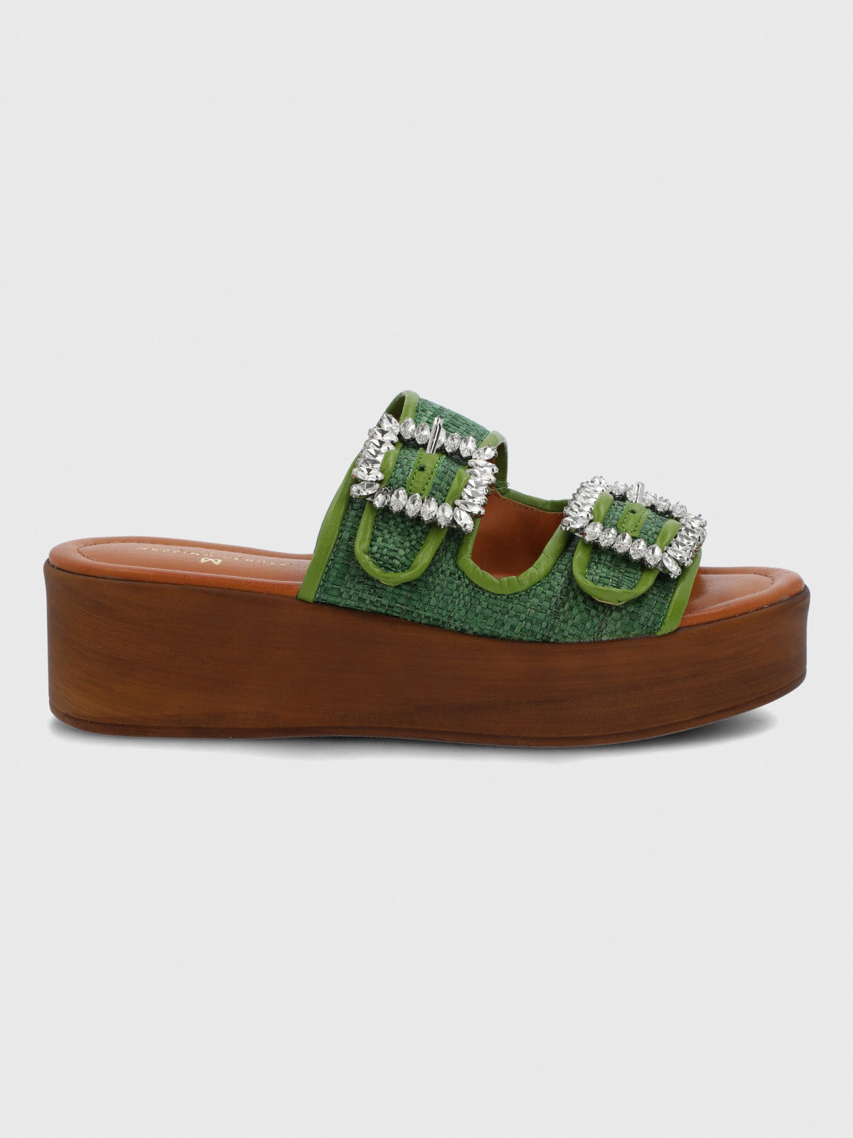 Sandalia Cerutti Mujer Mulini Verde Hush Puppies