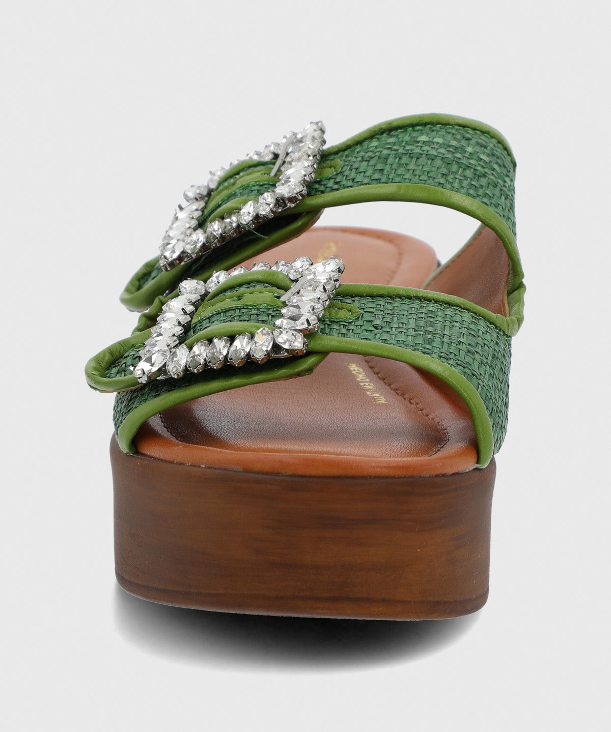 Sandalia Cerutti Mujer Mulini Verde Hush Puppies