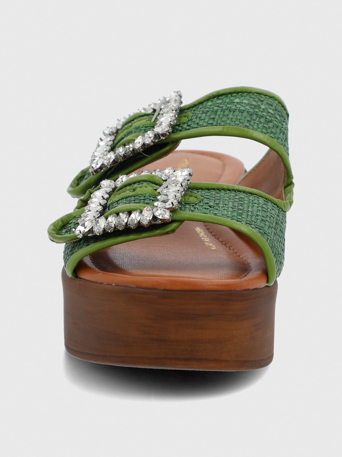Sandalia Cerutti Mujer Mulini Verde Hush Puppies