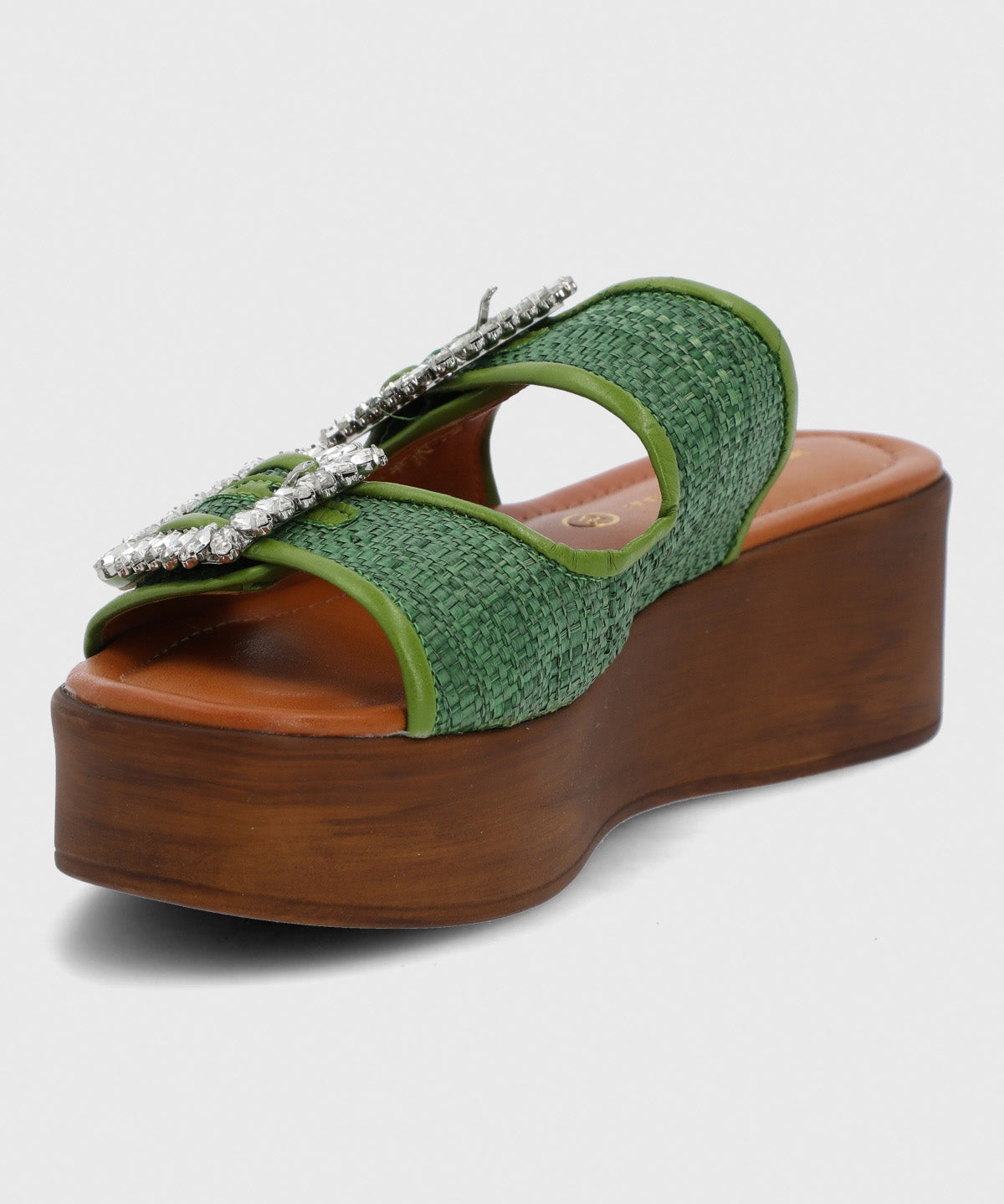 Sandalia Cerutti Mujer Mulini Verde Hush Puppies