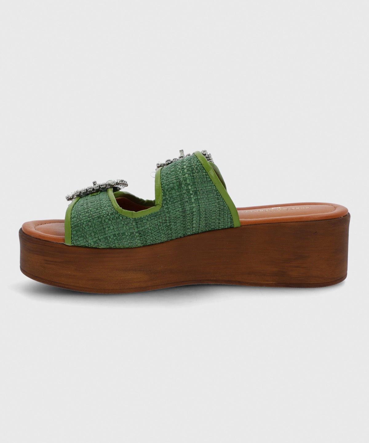 Sandalia Cerutti Mujer Mulini Verde Hush Puppies