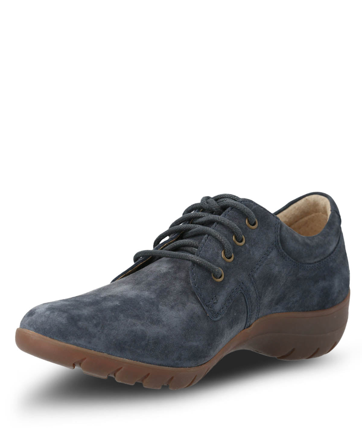 Zapato Cuero Mujer Rojam Azul Oscuro